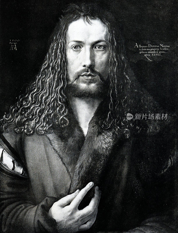 阿尔布雷希特自画像Dürer, 1471-1528，德国画家